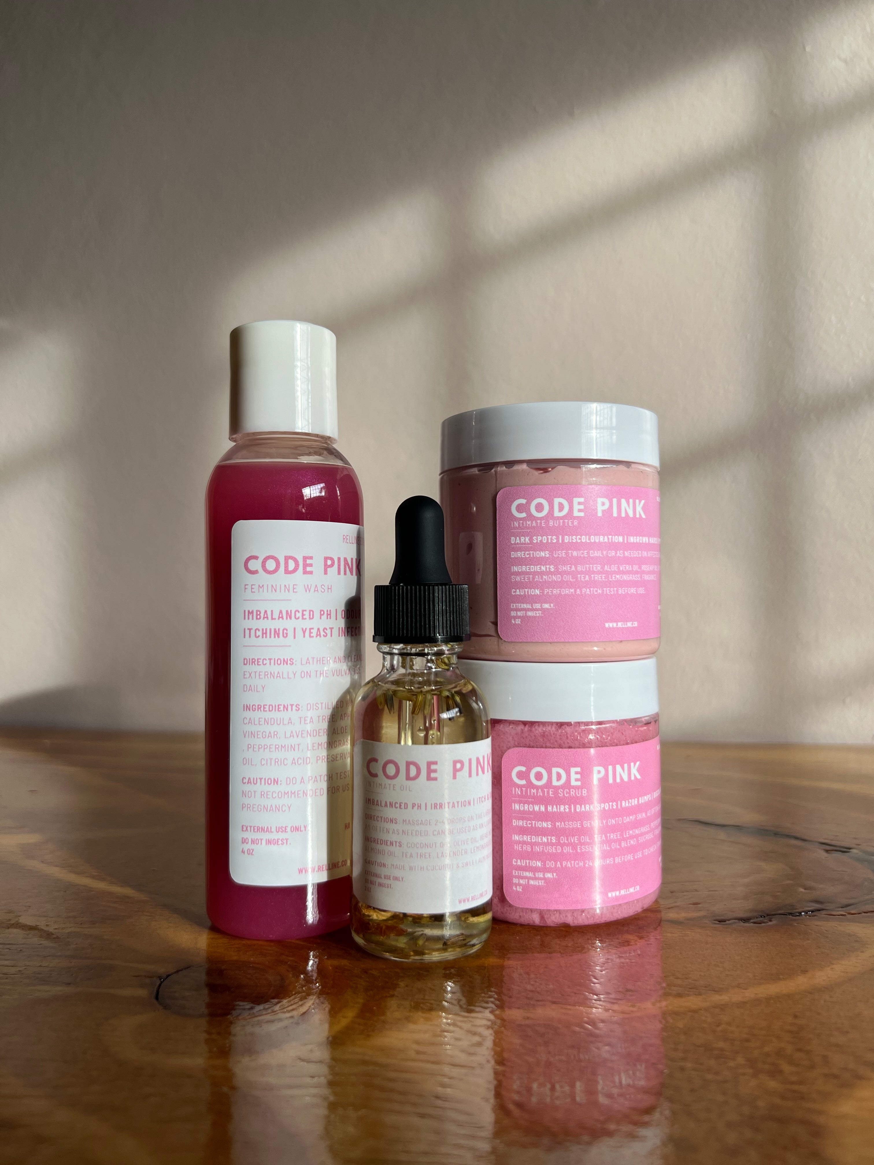 Code Pink Kit – Relline Essentials